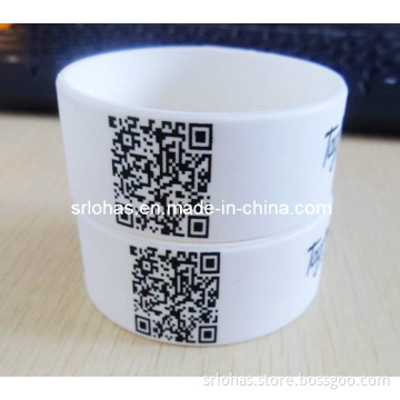 Silicone Qr Code Bracelet/Wristband
